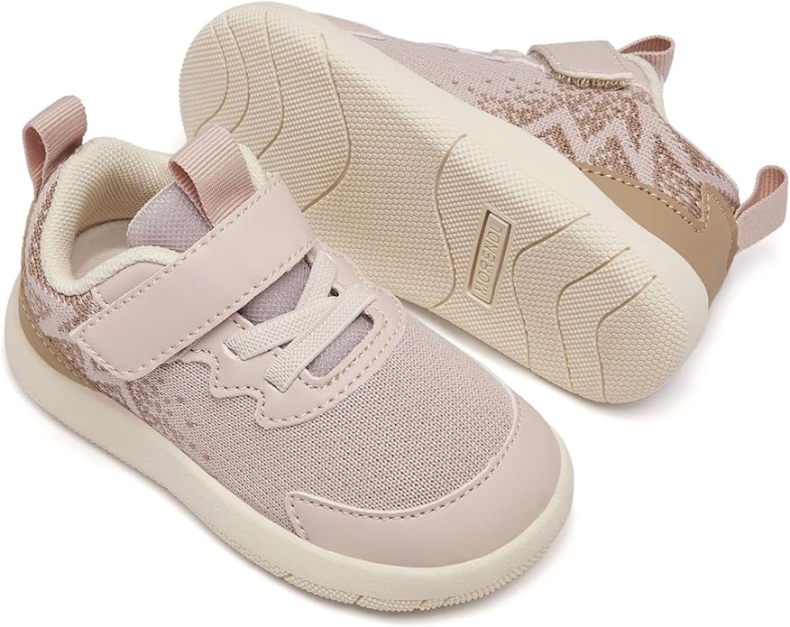 MORENDL Wide Toddler Shoes Baby Walking Shoes Boys & Girls Barefoot Sneakers Zero Drop Comfort Tennis Running Outdoor Activities