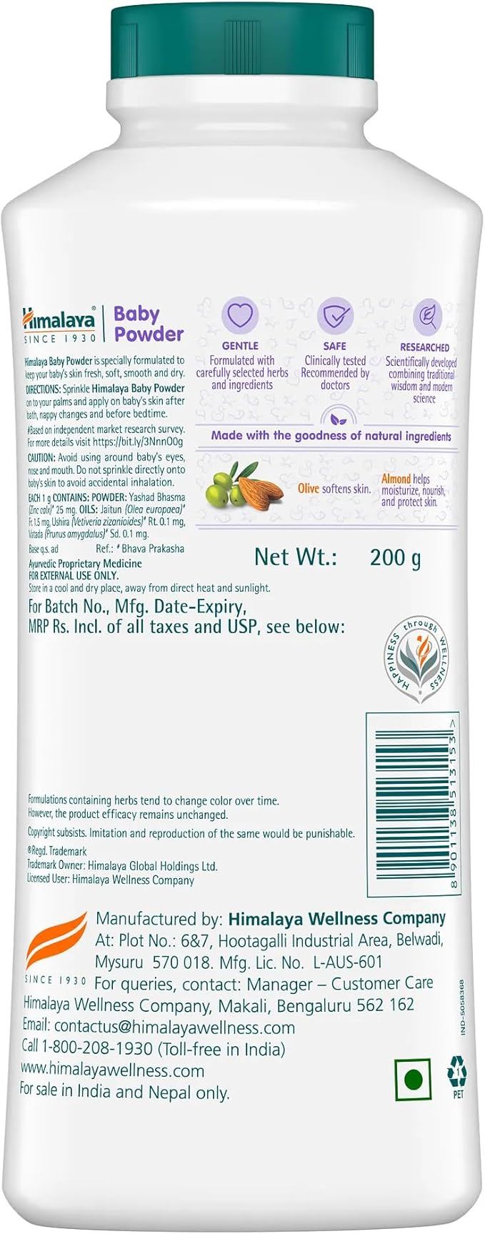 Himalaya Baby Powder(200 g)