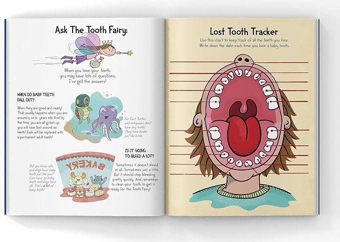 Sprinkles Unicorn Tooth Fairy Pillow and Book Bundle | 8" Plush with Pocket for Lost Teeth & Hardcover Storybook w/Tracker, Q&A for Boys Girls Children of All Ages