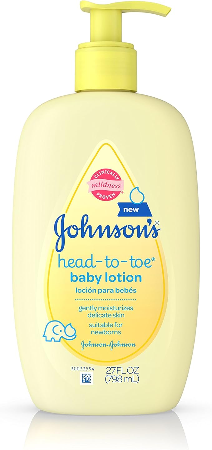Johnson's Head-to-Toe Baby Lotion, 27 Fluid Ounce