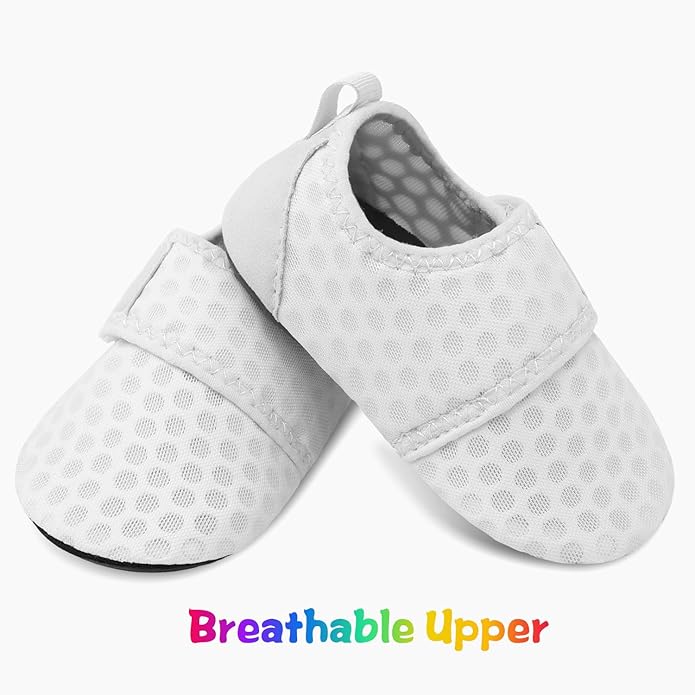 JIASUQI Baby Boys and Girls Barefoot Swim Water Skin Shoes Aqua Socks for Beach Swim Pool