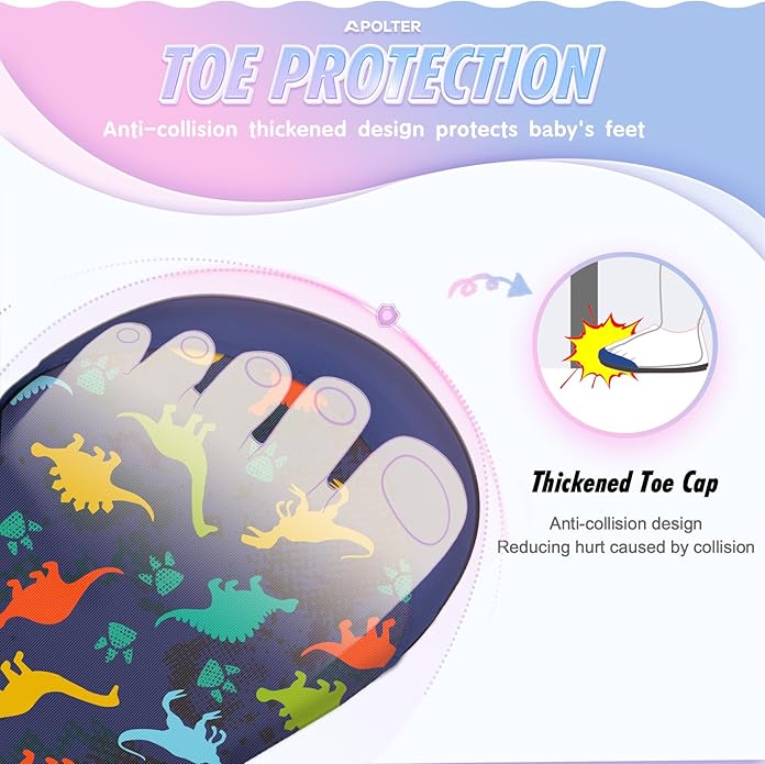 Baby Boys and Girls Swim Water Shoes Barefoot Aqua Socks Non-Slip for Beach Pool Toddler Kids