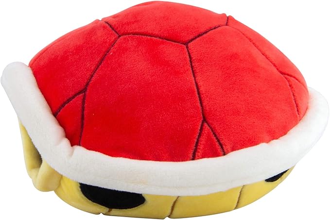 Club Mocchi-Mocchi- Mario Kart Plush - Red Shell Plushie - Squishy Mario Plushies - Squishy Toys and Cute Stuffed Animals - Gaming Room Decor - Video Game Collectibles - 6 Inch