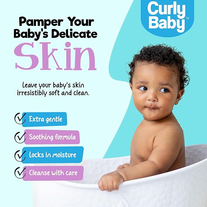 Body Wash - Gentle Moisturizing Baby Wash for Sensitive Skin & Hair, Tear-Free, Dermatologist-Tested, Light Clean Scent, Cruelty-Free, Perfect for Newborns & Infants - 16 oz