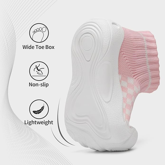 Baby Sock Shoes Breathable First Walking Shoes for Baby Girl Boy 6-24 Months Ultra-Light Infant Slippers Toddler Sneakers