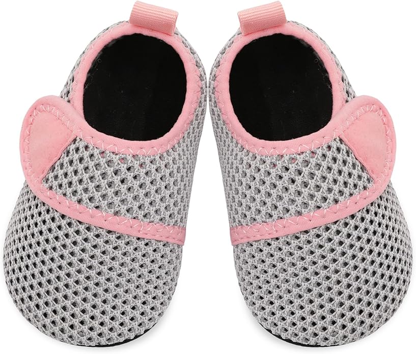 JIASUQI Baby Boys and Girls Barefoot Swim Water Skin Shoes Aqua Socks for Beach Swim Pool