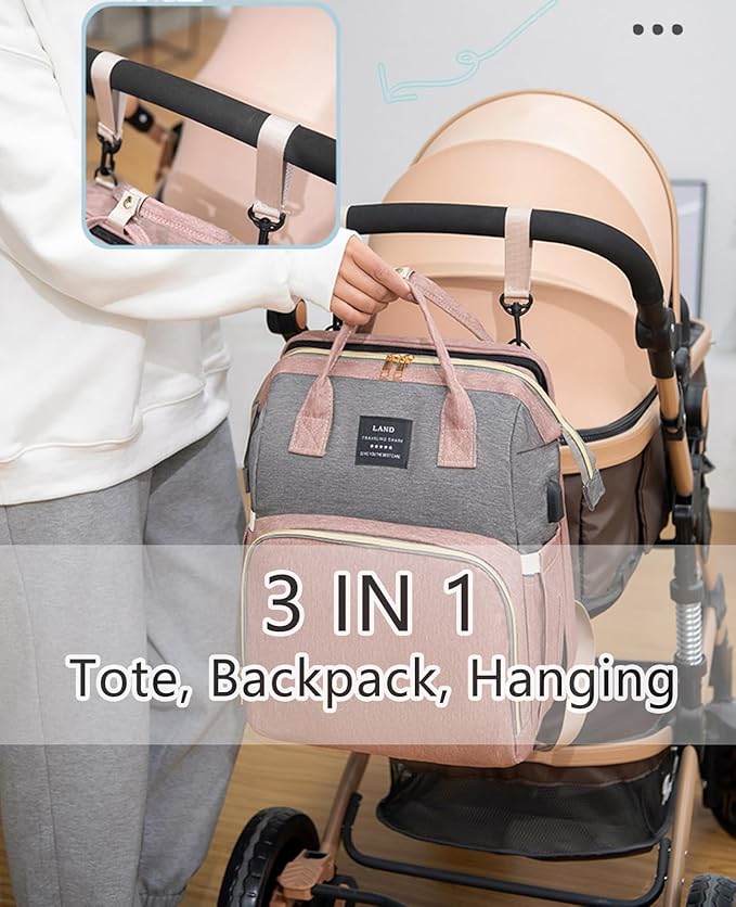 Green Diaper Bag Backpack for Mom: Baby Bags for Boys Girls Toddler Women Men Large Back Pack Diapers Bag Big Travel Pañaleras Modernas Para Bebe Niña Unisex Newborn Essential Baby Registry