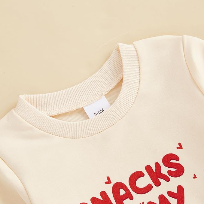 Infant Baby Boy Fall Clothes Set Funny Letter Sweatshirt Pant Outfit Toddler Winter Clothes 6 12 18 Months 2T 3T