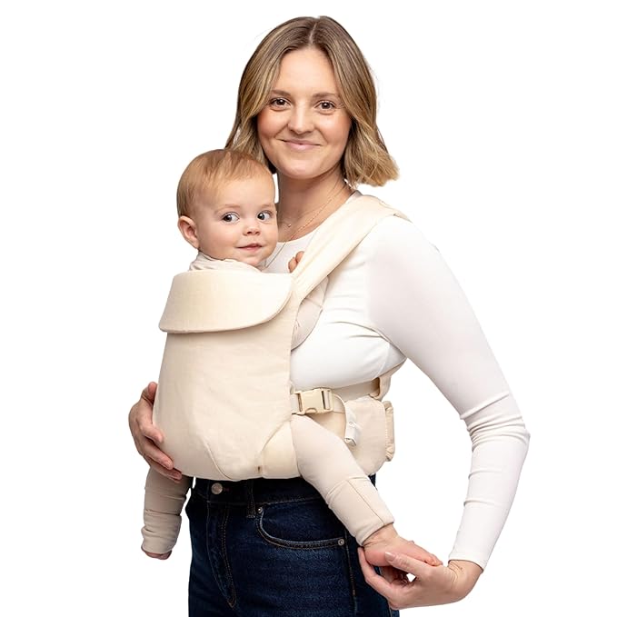 WildBird - Aerial Buckle Carrier - 2-24 Months - Standard (XS-XL) Sparrow - Front or Back Carry - Cross Straps, Lumbar Support, Headrest - Hip Healthy - Baby Carrier - Baby Essentials - New Mom Gifts