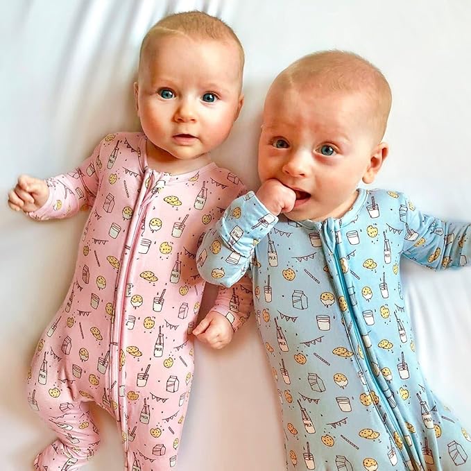 Bellabu Bear Convertible Footies for Baby Boys & Baby Girls, Family Matching Pajamas, Rayon from Bamboo