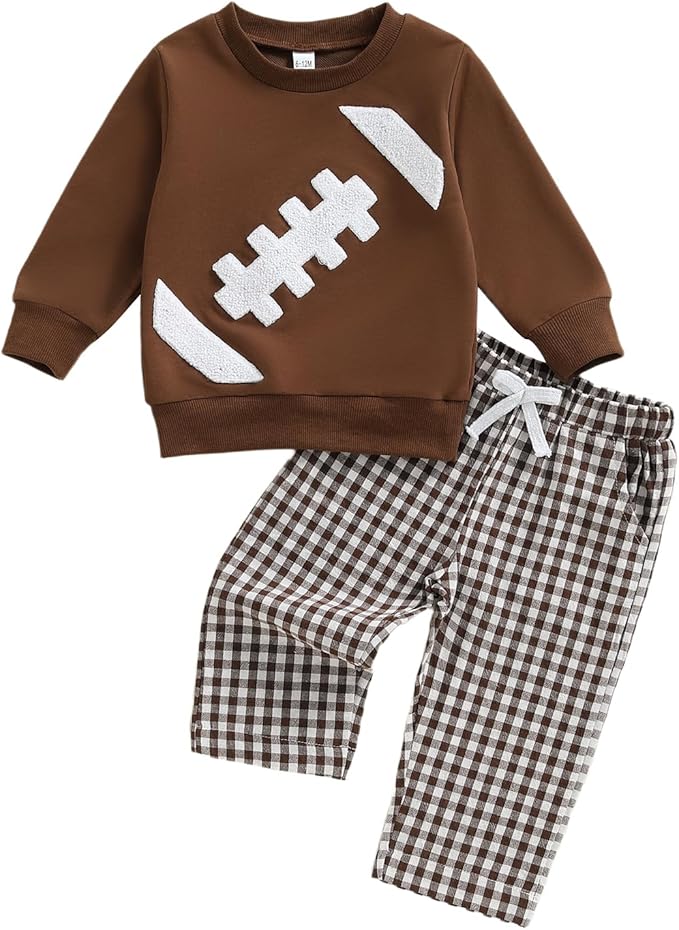 Infant Baby Boy Fall Clothes Set Funny Letter Sweatshirt Pant Outfit Toddler Winter Clothes 6 12 18 Months 2T 3T