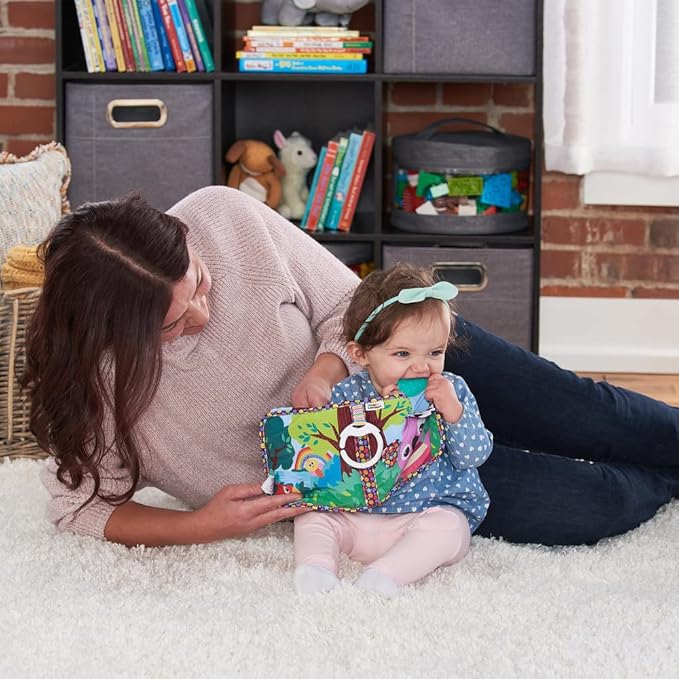 Lamaze Walla Walla the Koala Storytime, Clip on Pram and Pushchair Newborn Baby Toy, Clip and Go Toy, Sensory Toy for Babies with Colours and Sounds, Development Toy for Boys and Girls Aged 0 Months +