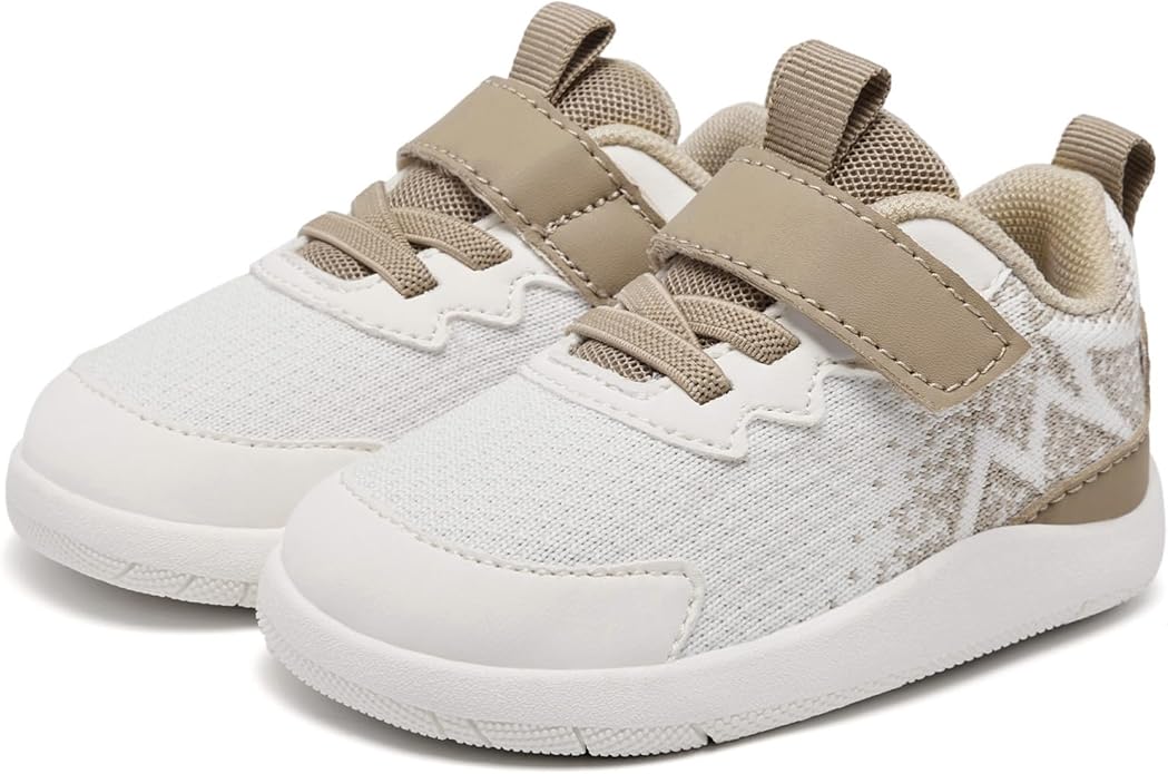 MORENDL Wide Toddler Shoes Baby Walking Shoes Boys & Girls Barefoot Sneakers Zero Drop Comfort Tennis Running Outdoor Activities
