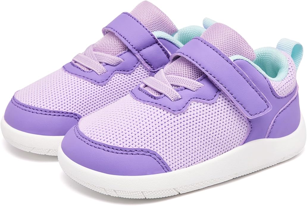 Wide Toe Box Toddler Shoes Baby First Walking Shoe Boys Girls Non-Slip Zero Drop Minimalist Tennis Sneakers