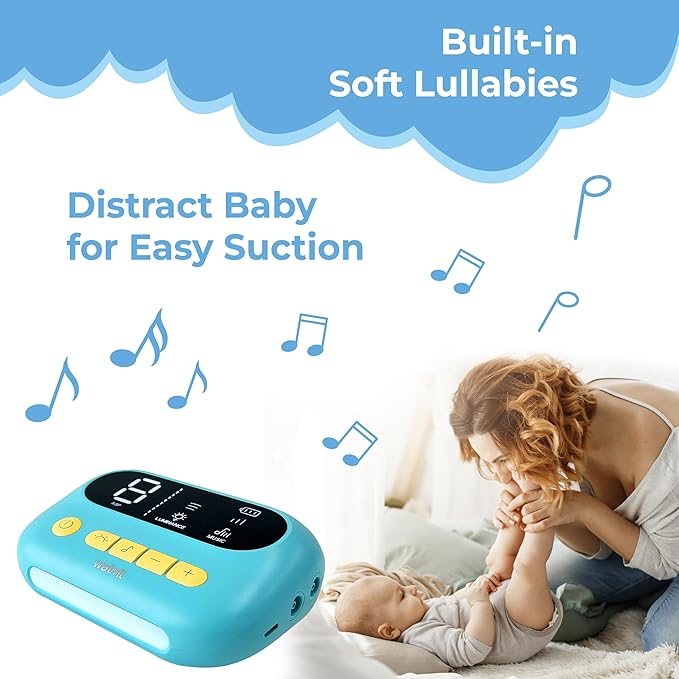 The ‘HappyNose’ Nasal Aspirator with 3X Greater Suction for Baby Toddler Kids & Adults - Rechargeable Snot Booger Mucus Vacuum Device - Nose Sucker Machine