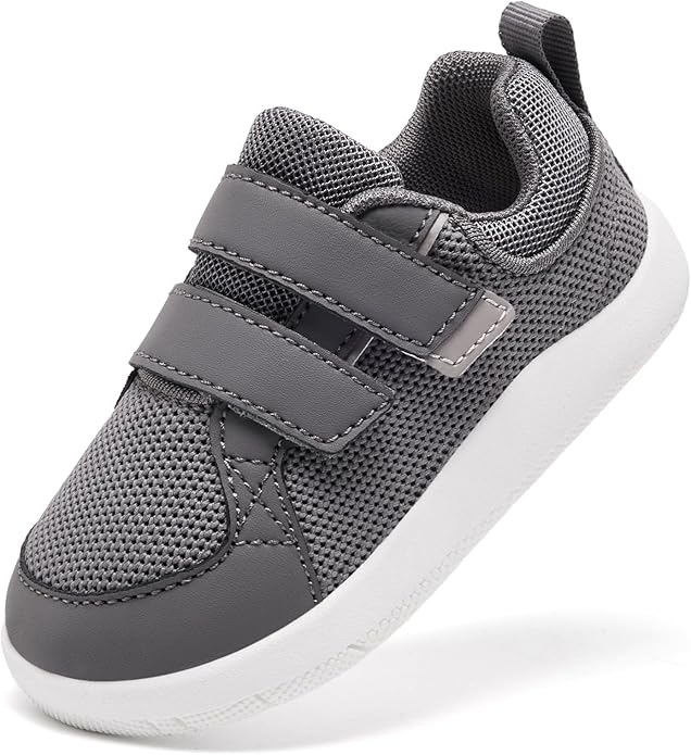 MORENDL Boys & Girls Walking Shoes 0-4 Years Baby Wide Toe Box Barefoot Shoes Toddler Sneakers