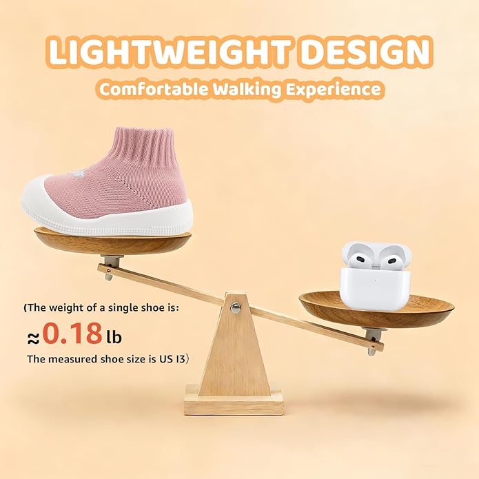 STQ Baby Socks Shoes Toddler Wide Toe Box Non-Slip Slippers Infant Walking Shoe Soft Baby Boys Girls Lightweight Sneakers