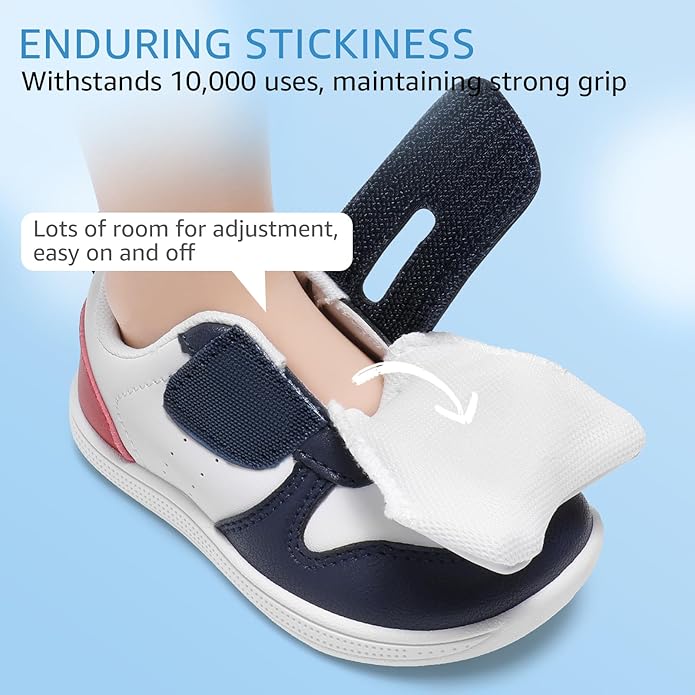 Toddler Wide Toe Box Barefoot Shoes Boys Girls Sneakers Zero Drop Kid Tennis Running Shoes Lightweight Non-Slip Comfortable Leather First Walking Shoe Outdoor Activities School