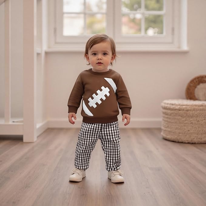 Infant Baby Boy Fall Clothes Set Funny Letter Sweatshirt Pant Outfit Toddler Winter Clothes 6 12 18 Months 2T 3T