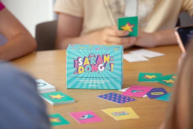 Regalador Hellofun! - Juego SARANDONGA | Juego divertido Perfecto para jugar con Familia y Amigos | 4-12 jugadores | Edad 14+