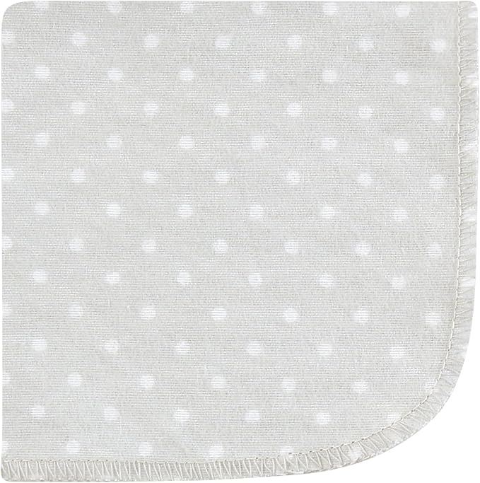 Hudson Baby Unisex Baby Flannel Cotton Washcloths, Lilac Elephants 12 Pack, One Size