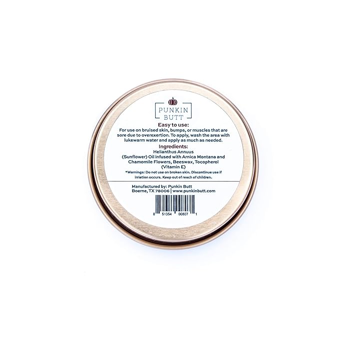 Punkin Butt Arnica Soothing Balm | Natural Relief Ointment with Chamomile | Helps Soothe Bumps and Bruises | 2 oz