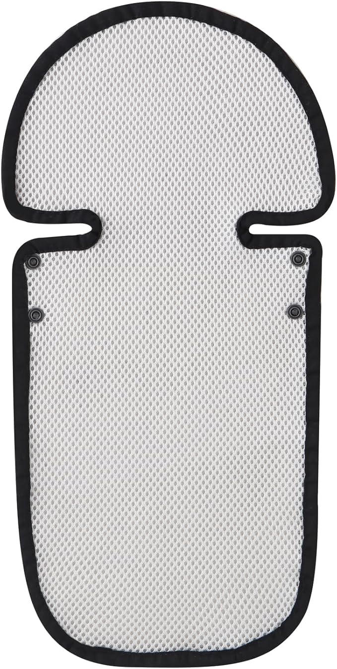PandaEar Baby Head Support for Car Seat,3 in 1 Infant Head Neck Body Support Soft Insert Cushion Pad for CarSeat, Strollers, Bouncer (Black & Grey)