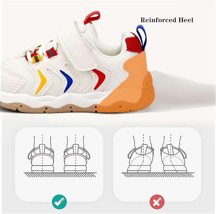 Baby Boy Girl First Walking Shoes Wide Toe Toddler Sneakers Breathable Non Slip Infant Barefoot Shoes 6 12 18 24 Months