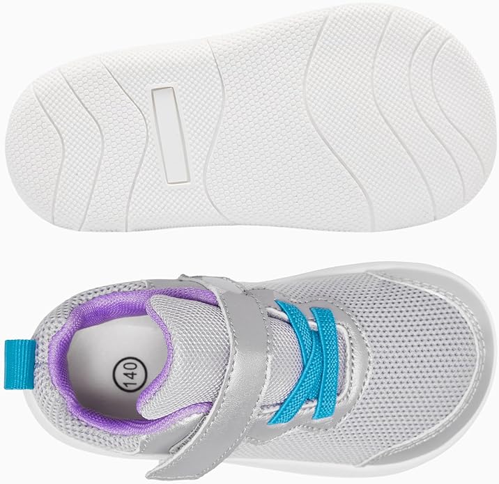 Wide Toe Box Toddler Shoes Baby First Walking Shoe Boys Girls Non-Slip Zero Drop Minimalist Tennis Sneakers