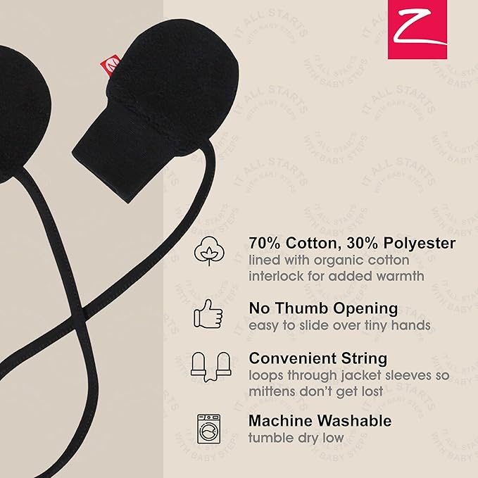 Zutano baby-boys Fleece Mittens