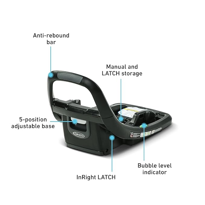 Graco SnugRide SnugFit Infant Car Seat Base, Black