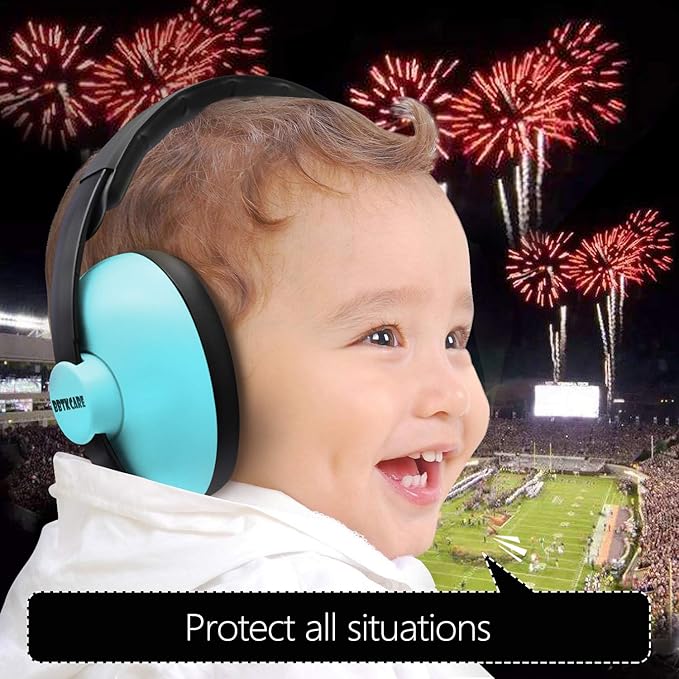 Earmuffs Infant Hearing Protection Baby Headphones Noise Cancelling Headphones for Babies for 3 Months to 3 Years