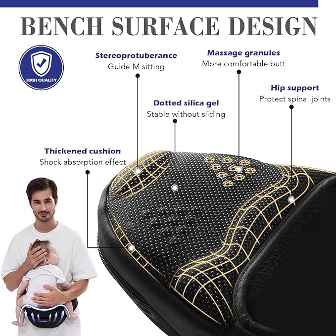 Baby Hip Carrier,Baby Carrier with Hip Seat for Newborns & Toddlers,Adjustable Extended Waistband with Various Pockets-Ergonomic (Black)