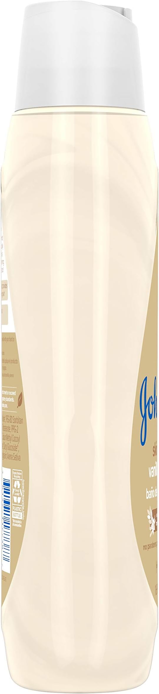 Johnson's Baby Skin Nourishing Baby Wash, Vanilla & Oat Extract, 16.9 Fl Oz