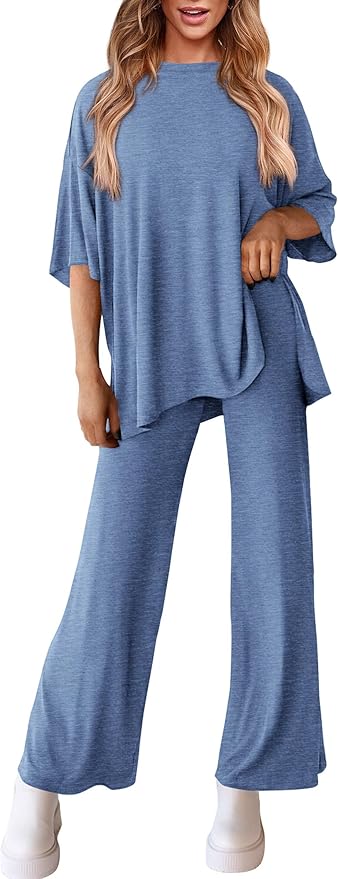 PRETTYGARDEN Two Piece Sets for Women Summer Fashion Lounge Matching Set 2026 Spring Travel Vacation Airport Outfits Clothing