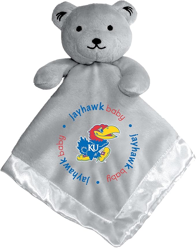 MasterPieces Baby Fanatic NCAA Kansas Jayhawks Security Bear Blanket, One Size, Gray