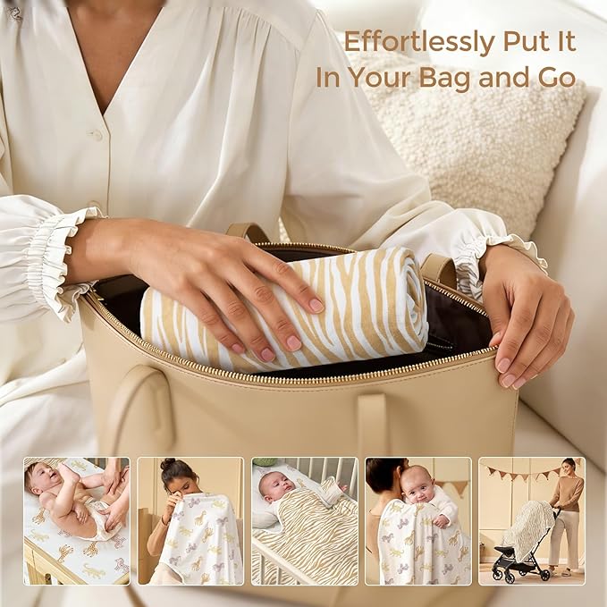 Momcozy Baby Towel with Hooded - Ultra Soft & Absorbent Large Bath Towel Set for Comfort & Gentle on Baby's Skin - Shower Gift & Bath Essential & Baby Registry Search for Newborn,Infant,Toddler,Kids