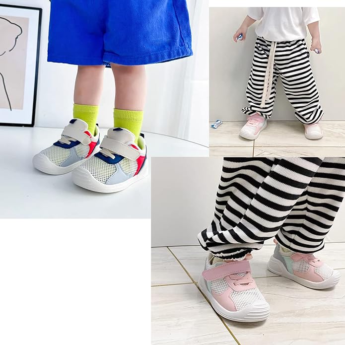 Baby Boy Girl Shoes Infant Non Slip Sneakers Breathable Lightweight Toddler First Walking Shoes 6 12 18 24 Months