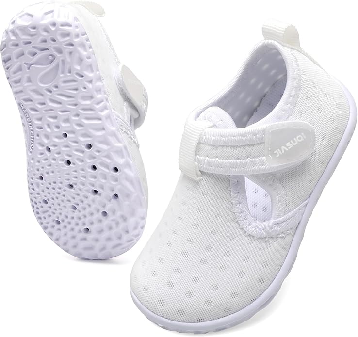 JIASUQI Baby Boys Girls Barefoot Swim Pool Water Shoes Beach Walking Sandals Athletic Sneakers