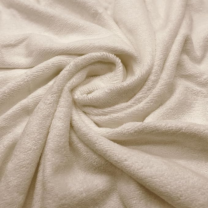 Baby Hooded Towel, Soft & Absorbent Viscose Derived from Bamboo, Extra Large 35 x 35 Inches, Bath Towel for Newborns, Infants & Toddlers, Beige