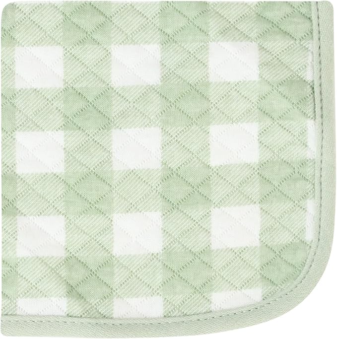 Hudson Baby Unisex Baby Quilted Cotton Washcloths, Forest Animals, One Size