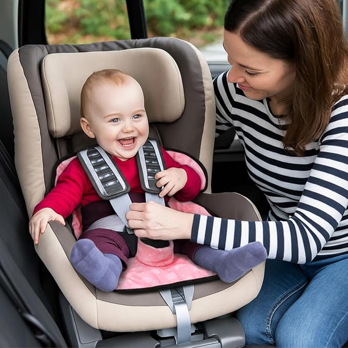 2 Pack Boho Car Seat Protector for Potty Training Waterproof Piddle Pad Cover from Spillages Nappy Leaks Toilet Training Anti Slip Backing Strollers Carseat Liner for Toddlers Babies
