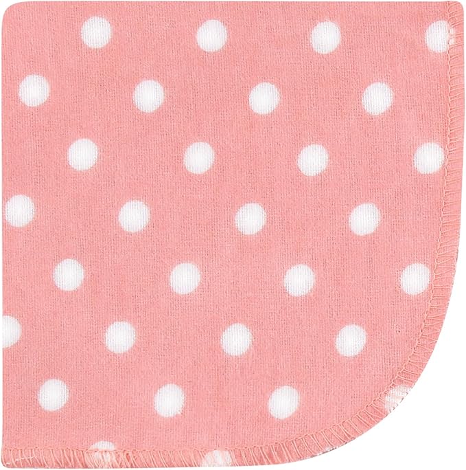 Hudson Baby Unisex Baby Flannel Cotton Washcloths, Modern Botanical 12 Pack, One Size