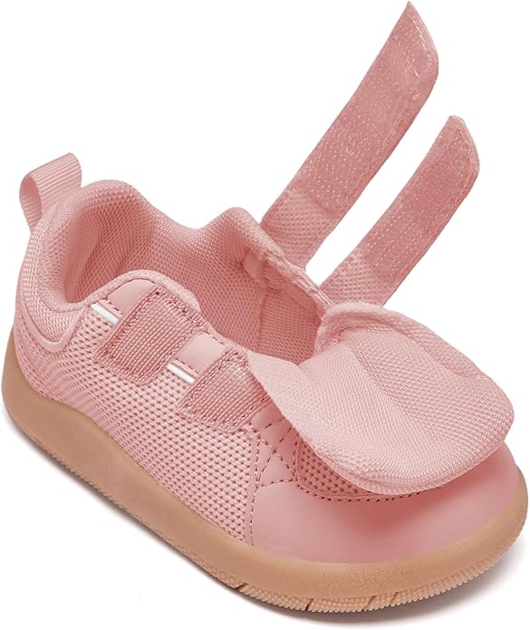 MORENDL Boys & Girls Walking Shoes 0-4 Years Baby Wide Toe Box Barefoot Shoes Toddler Sneakers