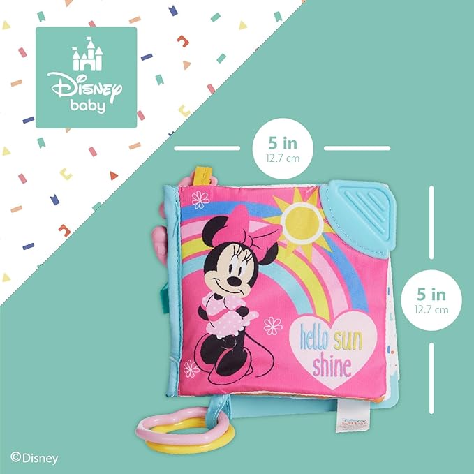 KIDS PREFERRED Disney Baby Minnie Mouse On The Go Soft Book for Babies