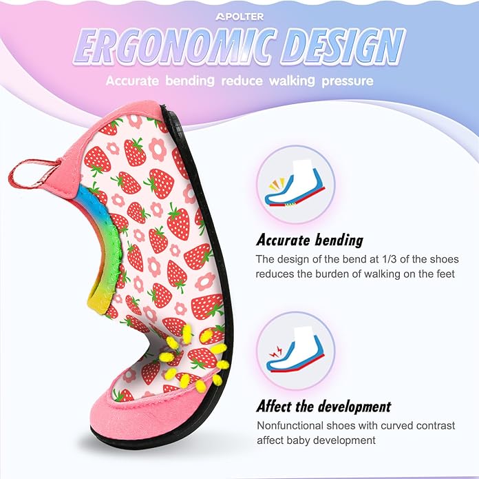 Baby Boys and Girls Swim Water Shoes Barefoot Aqua Socks Non-Slip for Beach Pool Toddler Kids