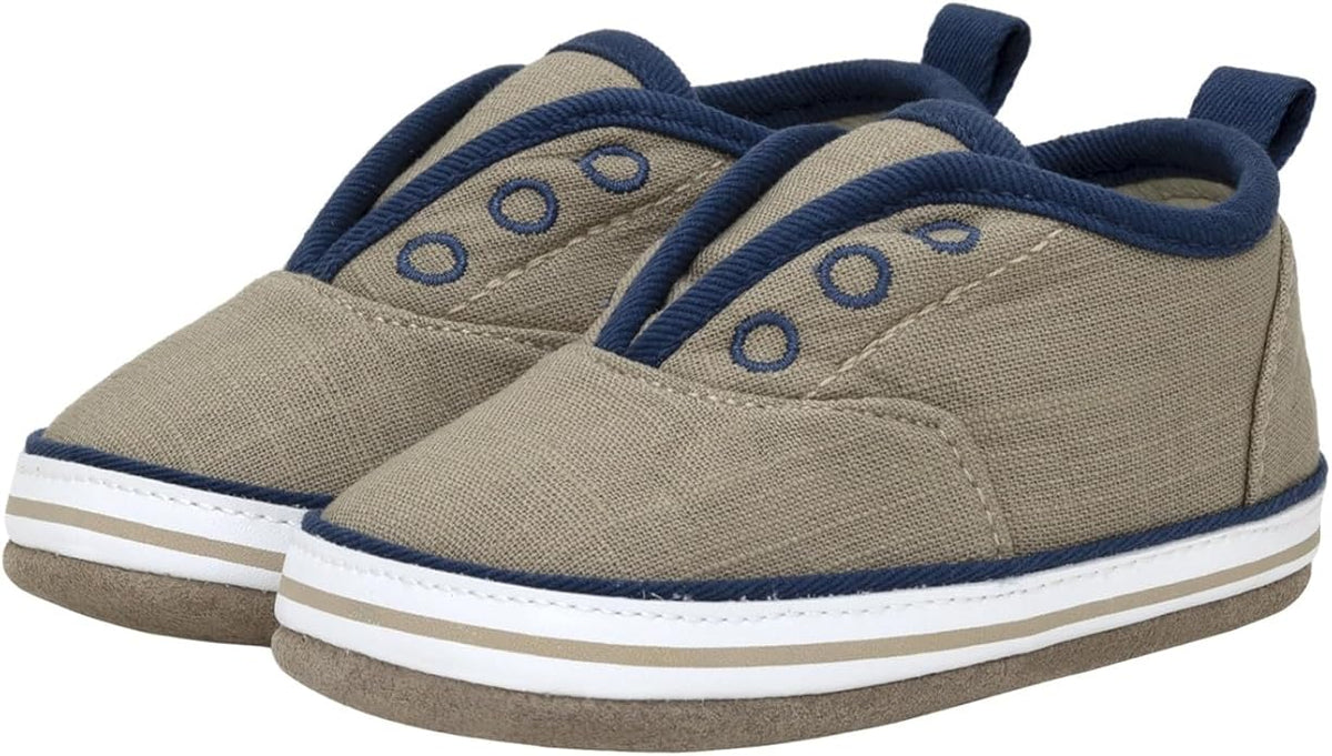 Robeez Baby Boys and Unisex First Kicks Slip Resistant Shoes & Sneakers for Infant and Toddler