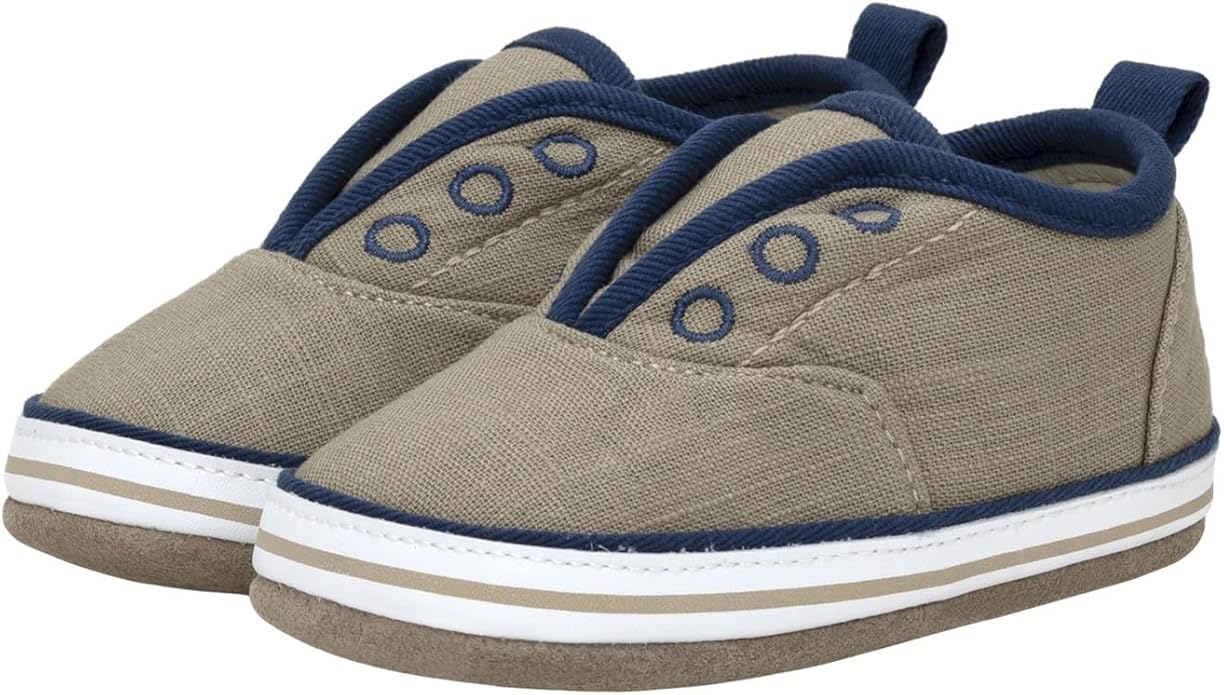 Robeez Baby Boys and Unisex First Kicks Slip Resistant Shoes & Sneakers for Infant and Toddler