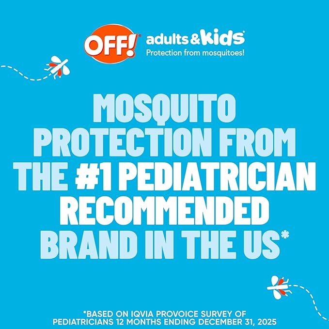Off! Insect Repellent Aerosol for Adults & Kids, Fragrance-Free Picaridin Bug Spray for Everyday DEET-Free Protection from Mosquitoes and Ticks, 5 oz, (Pack of 2)