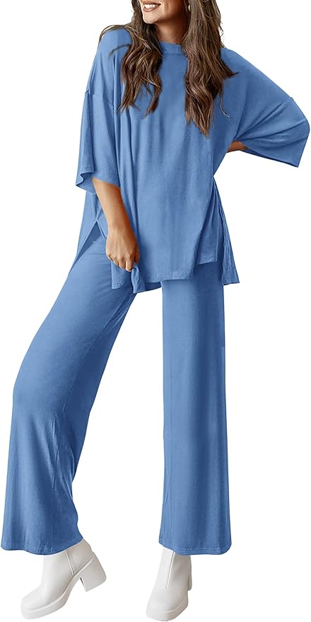 PRETTYGARDEN Two Piece Sets for Women Summer Fashion Lounge Matching Set 2026 Spring Travel Vacation Airport Outfits Clothing